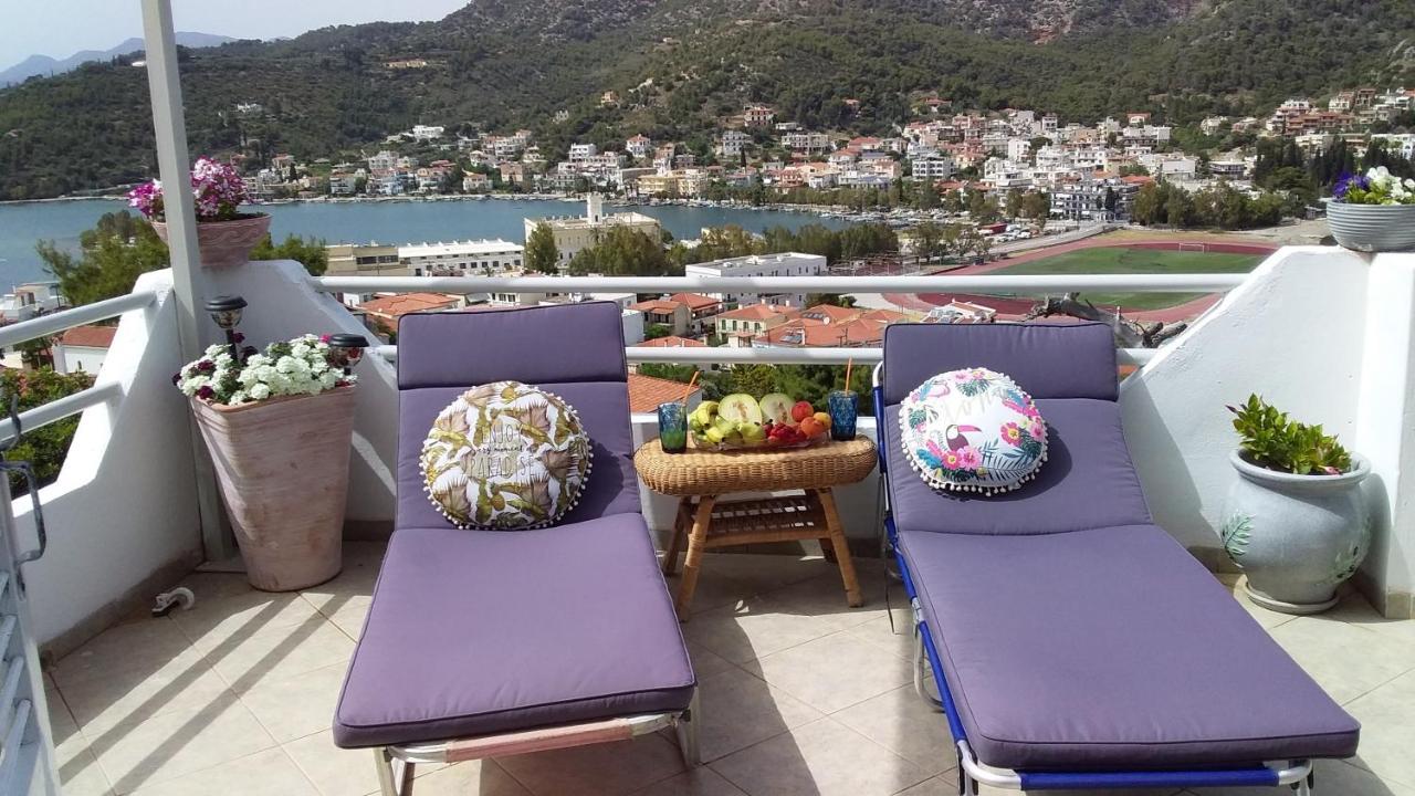 Sunrise View House Villa Poros Town Exterior photo